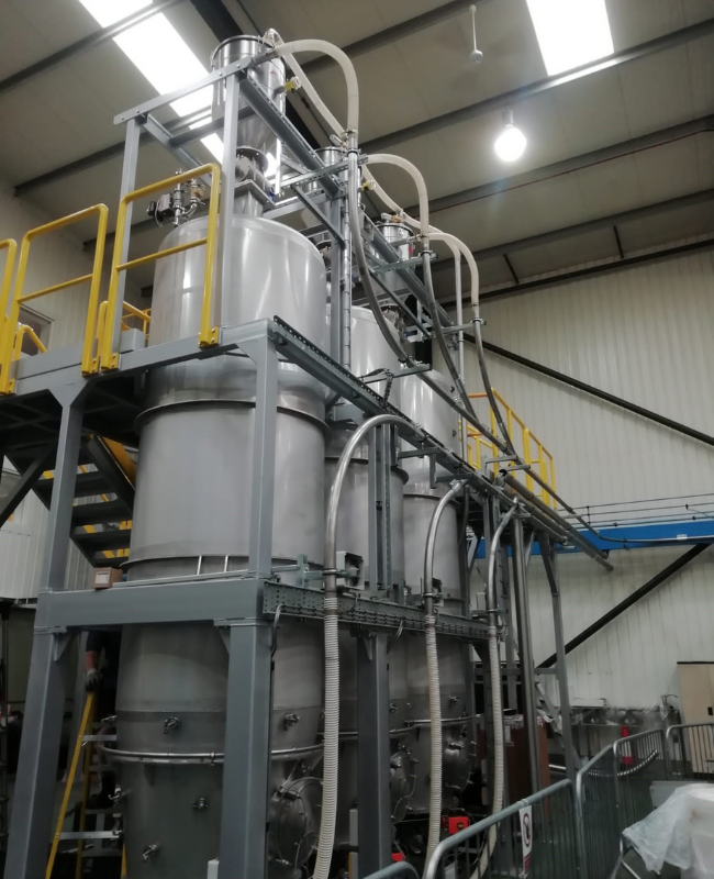 Stoccaggio di caffè in big bag o silos - Soluzioni Delfin Pneumatic Conveyors